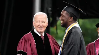 President Biden delivers commencement speech at Morehouse College