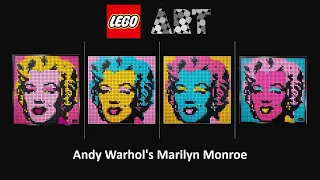 LEGO Art 31197 Andy Warhol's Marilyn Monroe - Detailed lego review - Not Lego Speed Build Review