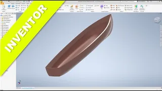 Bootsrumpf - Boat Hull - Inventor 2023 Training - Part Design