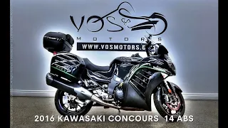 2016 Kawasaki Concours 14 ABS V4542 Walk Around Video