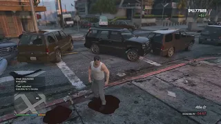 GTA V Martin Madrazo gang vs cops shoot out in mission row police department part 1