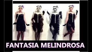 FAÇA SUA FANTASIA SEM GASTAR NADA  - Tutorial Melindrosa, #Cabelo # Make # Fantasia