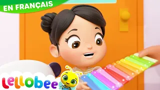 Mon professeur m'apprend à compter | Comptines et Chansons pour Bébés | Lellobee en Français