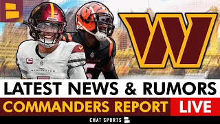 Commanders Report LIVE: Tee Higgins Trade Rumors + Jayden Daniels Gets Ranked Among Starting NFL QBs