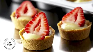 Professional Baker Teaches You How To Make CREAM TARTS!