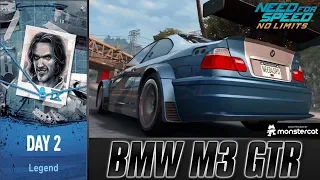 Need For Speed No Limits: BMW M3 GTR | Urban Legend (Day 2 - Legend)