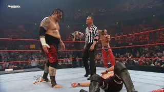 Shawn Michaels, Chris Jericho & Jeff Hardy vs Snitsky, JBL & Umaga: WWE Raw February 4, 2008 HD(2/2)