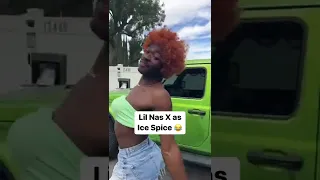 Lil Nas X as Ice Spice 😂