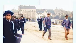 Basel 1896 - Colorized 50 fps - Lumiere (HD)