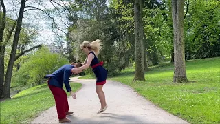 Lindy Hop in the Park with Sondre & Tanya