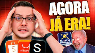 ACABOU de VEZ: nova TAXA de 20% !! Fim da IMPORTAÇÃO: ALIEXPRESS, SHEIN e SHOPEE! VERGONHA!