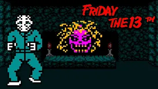 Friday the 13th NES Game - How to Beat Jason Voorhees - 1 Character Torch Playthrough Guide