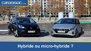 Hybride ou micro-hybride ? La Honda Jazz e :HEV affronte la Hyundai i20 Hybrid 48V