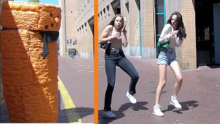 The Carrot makes people Laugh... But he Scares them First!! Angry Carrot Prank !!