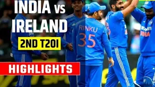 IND vs IRE 2nd t20 FULL Highlights 2023 | India vs Ireland t20 Match Highlights | IndvIre 2023