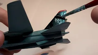 Revell F-14D Tomcat 1/144 scale model build video