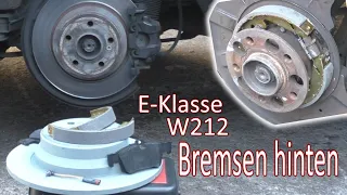 Mercedes W212 Bremsen hinten wechseln