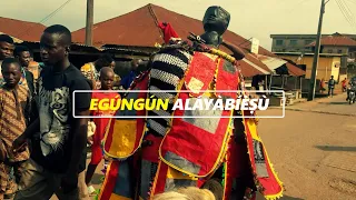 Egungun Alayabiesu in Ogbomoso
