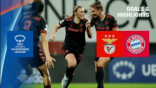 STANWAY SPARKS DRAMA | Benfica vs. Bayern Munich Highlights (UEFA Women's Champions League 2022-23)