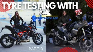 Testing Michelin Tyres on the ROAD (R1300GS & Tenere 700) & TRACK (1290 & 1390 Superduke)
