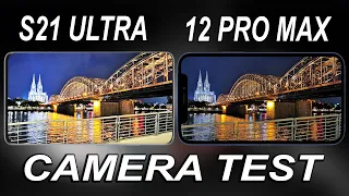 Samsung Galaxy S21 Ultra vs iPhone 12 Pro Max Night Mode Camera Test
