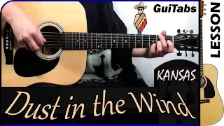 How to play DUST IN THE WIND 🎻 - Kansas / Guitar Lesson 🎸 / GuiTabs #171 A