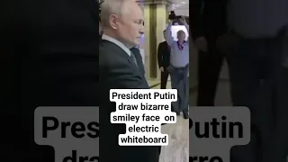 Putin draw bizarre smiley face #shorts #shortsfeed #putin #shortsvideo #smiley #face