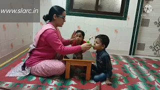 Blowing exercises...Speech Therapy at home ( Part 2 ) @shaktikalyan4613