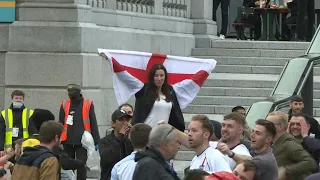 Euro 2020: England fans celebrate Sterling opener against Germany | AFP