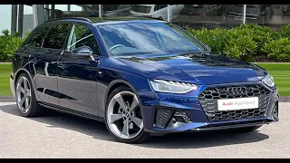 2022 Approved Used Audi A4 Avant Black Edition 35 TFSI 150 PS S tronic | Stoke Audi