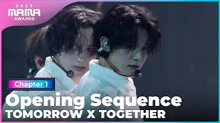 [2022 MAMA] TOMORROW X TOGETHER - Opening Sequence | Mnet 221129 방송