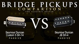 Seymour Duncan CUSTOM 5 SH-14 vs JB SH-4 - Bridge Guitar Pickup Comparison Tone Demo