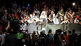 Sami Zayn entrance. WWE Live SummerSlam Montréal 2017