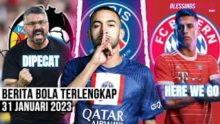 PSG Rekrut Hakim Ziyech😱Joao Cancelo Sepakat Join Bayern🤝Valencia RESMI Pecat Gattuso - Berita Bola