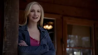 Elena, Caroline, Stefan And Damon Go To Bill Forbes Cabin - The Vampire Diaries 5x20 Scene