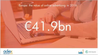 IAB Europe Webinar: European Online Advertising Spend 2016