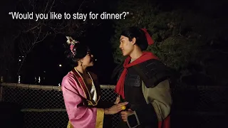 Mulan and Shang at Disneyland After Dark: Sweetheart's Nite // Disneyland