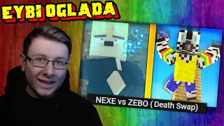 EYBI OGLĄDA "NEXE vs ZEBO (Minecraft Death Swap)"