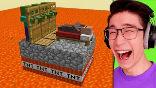 Testing Villagers IQ To See How Dumb They Are in Minecraft