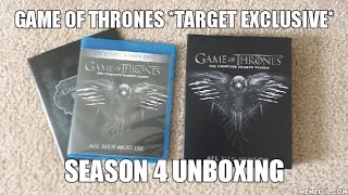 Game of Thrones *Target Exclusive* Season 4 Blu Ray Unboxing!