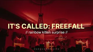 rainbow kitten surprise — its called: freefall || lyrics + sub. español