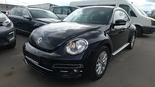 VW Beetle! Креативный авто на автомате! Ввезён после аварии  с пробегом 22000км!