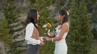 Last Minute Random Runaway || Colorado Alpine Lake Hiking Elopement