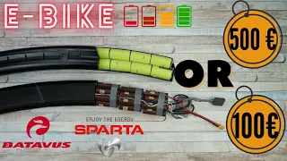 E-bike battery pack creation for Sparta Ion and Batavus for really cheap price
