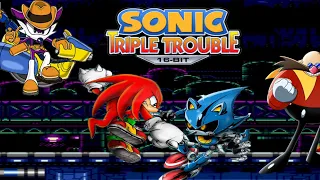 Sonic the Hedgehog Triple Trouble 16 Bit: Knuckles Story Mode (No Deaths, Secret Level, 1080p/60fps)
