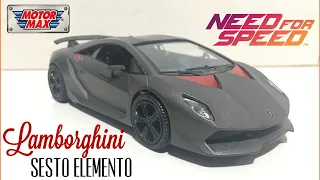 Lamborghini Sesto Elemento 🇮🇹 Need for Speed🤘 , Motor Max Scale 1:24 , Unboxing Diecast