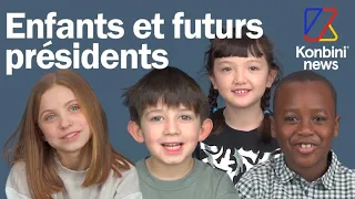 La politique, vue par les enfants : ils feraient quoi eux s’ils étaient président ?