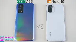 Oppo A55 vs Redmi Note 10 speed test and camera comparison