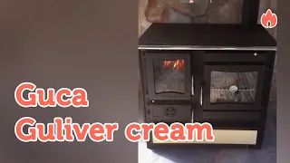 Отопительно варочная печь Guca Guliver cream...