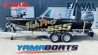 FINVAL 555 FishPro Yamaha F200 #łódźwędkarska #yamaha #Pega